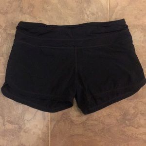 Black Lululemon Shorts Size 6